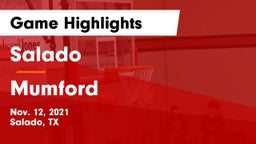 Salado   vs Mumford  Game Highlights - Nov. 12, 2021