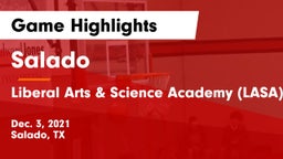 Salado   vs Liberal Arts & Science Academy (LASA) Game Highlights - Dec. 3, 2021