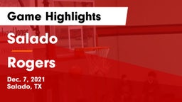 Salado   vs Rogers  Game Highlights - Dec. 7, 2021