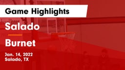 Salado   vs Burnet  Game Highlights - Jan. 14, 2022