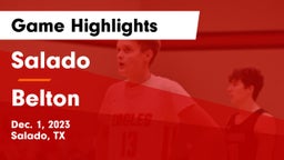 Salado   vs Belton  Game Highlights - Dec. 1, 2023