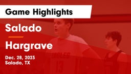 Salado   vs Hargrave  Game Highlights - Dec. 28, 2023