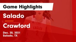 Salado   vs Crawford  Game Highlights - Dec. 20, 2021