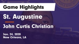 St. Augustine  vs John Curtis Christian  Game Highlights - Jan. 24, 2020