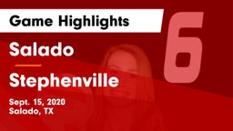 Salado   vs Stephenville  Game Highlights - Sept. 15, 2020