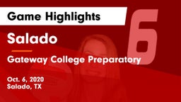 Salado   vs Gateway College Preparatory Game Highlights - Oct. 6, 2020