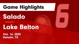 Salado   vs Lake Belton   Game Highlights - Oct. 16, 2020