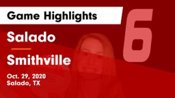 Salado   vs Smithville  Game Highlights - Oct. 29, 2020