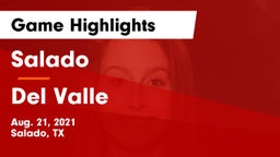 Salado   vs Del Valle  Game Highlights - Aug. 21, 2021