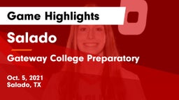 Salado   vs Gateway College Preparatory Game Highlights - Oct. 5, 2021