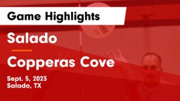 Salado   vs Copperas Cove  Game Highlights - Sept. 5, 2023