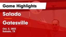 Salado   vs Gatesville  Game Highlights - Oct. 3, 2023