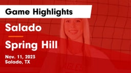 Salado   vs Spring Hill  Game Highlights - Nov. 11, 2023