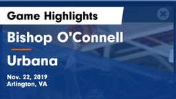 Bishop O'Connell  vs Urbana  Game Highlights - Nov. 22, 2019