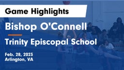 Bishop O'Connell  vs Trinity Episcopal School Game Highlights - Feb. 28, 2023