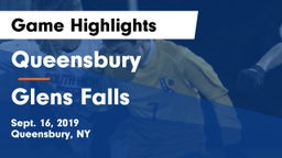 Queensbury  vs Glens Falls  Game Highlights - Sept. 16, 2019
