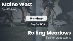 Matchup: Maine West HS vs. Rolling Meadows  2016