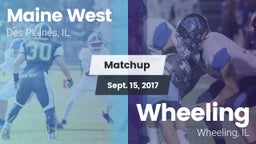 Matchup: Maine West HS vs. Wheeling  2017