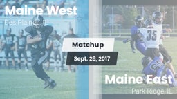 Matchup: Maine West HS vs. Maine East  2017
