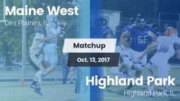Matchup: Maine West HS vs. Highland Park  2017