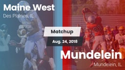 Matchup: Maine West HS vs. Mundelein  2018