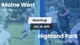 Matchup: Maine West HS vs. Highland Park  2019