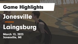 Jonesville  vs Laingsburg  Game Highlights - March 13, 2023