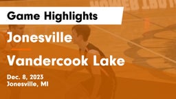 Jonesville  vs Vandercook Lake  Game Highlights - Dec. 8, 2023