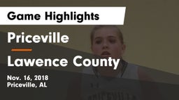 Priceville  vs Lawence County  Game Highlights - Nov. 16, 2018