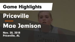 Priceville  vs Mae Jemison  Game Highlights - Nov. 20, 2018