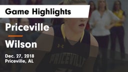 Priceville  vs Wilson  Game Highlights - Dec. 27, 2018