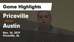 Priceville  vs Austin  Game Highlights - Nov. 26, 2019