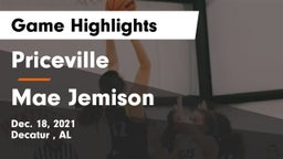Priceville  vs Mae Jemison Game Highlights - Dec. 18, 2021