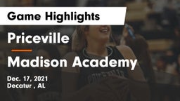 Priceville  vs Madison Academy  Game Highlights - Dec. 17, 2021