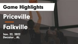 Priceville  vs Falkville Game Highlights - Jan. 22, 2022