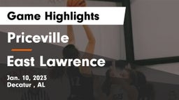 Priceville  vs East Lawrence  Game Highlights - Jan. 10, 2023