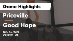 Priceville  vs Good Hope  Game Highlights - Jan. 13, 2023