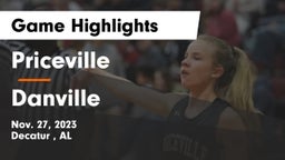 Priceville  vs Danville  Game Highlights - Nov. 27, 2023