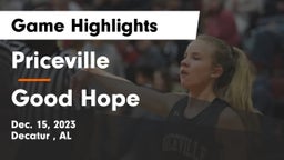 Priceville  vs Good Hope  Game Highlights - Dec. 15, 2023