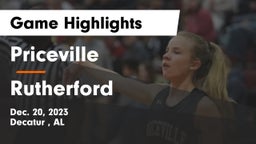 Priceville  vs Rutherford  Game Highlights - Dec. 20, 2023