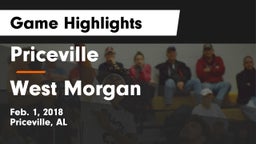 Priceville  vs West Morgan  Game Highlights - Feb. 1, 2018