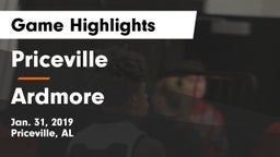Priceville  vs Ardmore  Game Highlights - Jan. 31, 2019