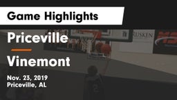 Priceville  vs Vinemont  Game Highlights - Nov. 23, 2019