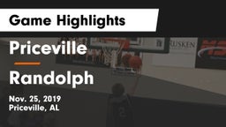 Priceville  vs Randolph  Game Highlights - Nov. 25, 2019