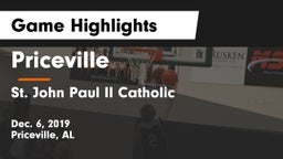 Priceville  vs St. John Paul II Catholic  Game Highlights - Dec. 6, 2019