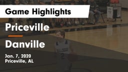 Priceville  vs Danville  Game Highlights - Jan. 7, 2020