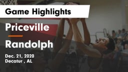 Priceville  vs Randolph  Game Highlights - Dec. 21, 2020