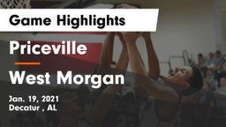 Priceville  vs West Morgan  Game Highlights - Jan. 19, 2021