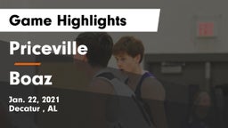 Priceville  vs Boaz  Game Highlights - Jan. 22, 2021