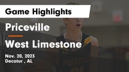 Priceville  vs West Limestone  Game Highlights - Nov. 20, 2023